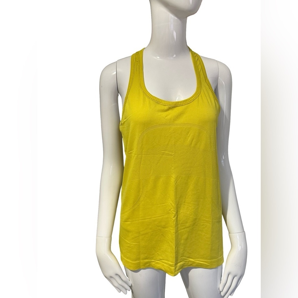 Lululemon Swiftly yellow Sz 10